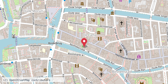 Een kaart met de locatie van Ruil Bieb