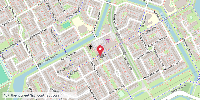 Een kaart met de locatie van Soc. Beheerder BOC De Inloop