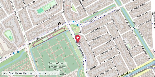 Een kaart met de locatie van Stadsboerderij de Gagelhoeve