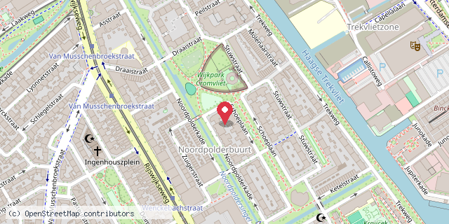 Een kaart met de locatie van Stadsboerderij Molenweide (Laak)