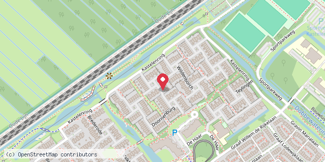 Een kaart met de locatie van station boeken zweven