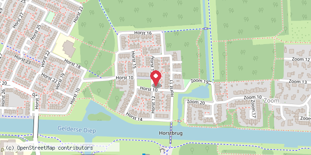Een kaart met de locatie van Stichting IDO