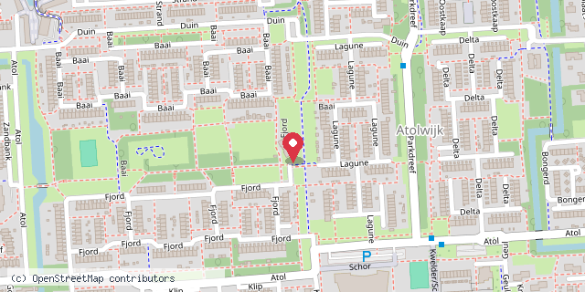 Een kaart met de locatie van Stichting IDO