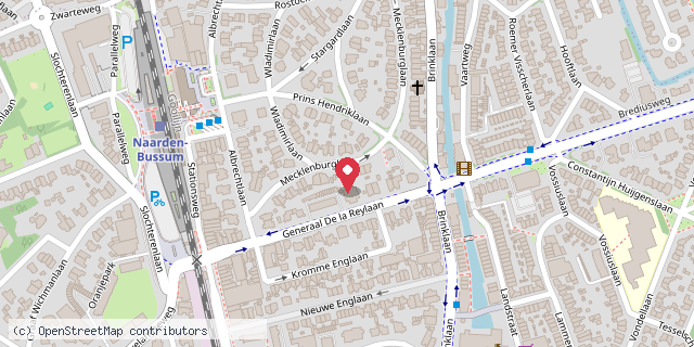 Een kaart met de locatie van touchka's minibieb