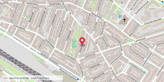 Een kaart met de locatie van Welkom bij de Zelfkennisbieb!