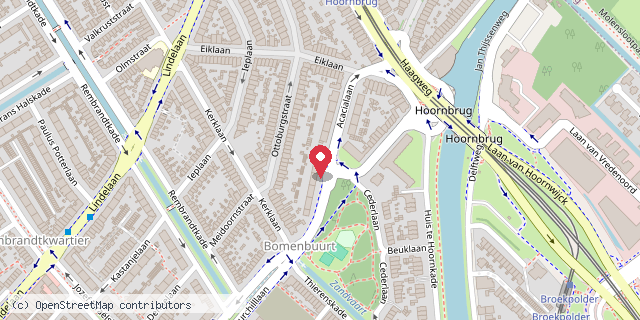 Een kaart met de locatie van Winston