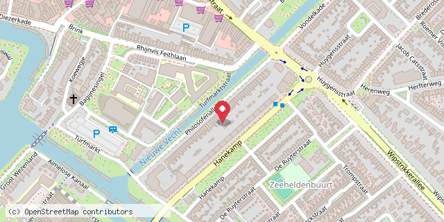 Een kaart met de locatie van Zwolle