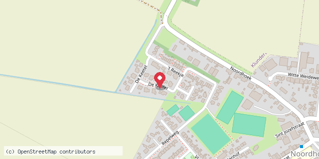 Een kaart met de locatie van Van Loon