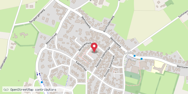 Een kaart met de locatie van Diva