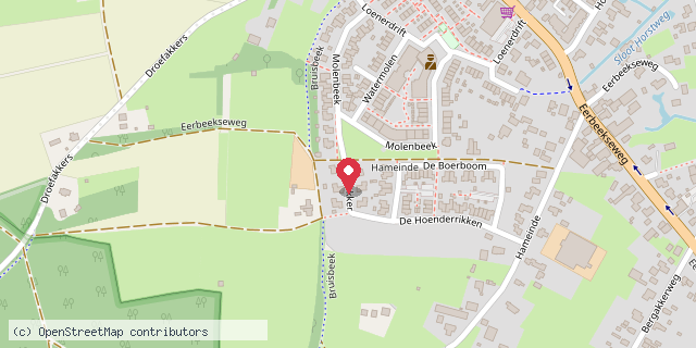 Een kaart met de locatie van De lezende UIL