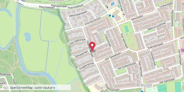 Een kaart met de locatie van Regina