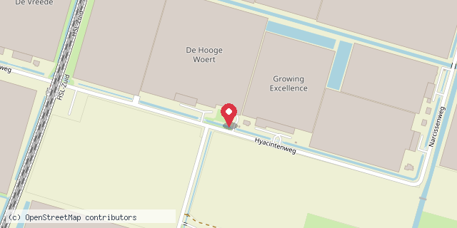 Een kaart met de locatie van Johanna Zwinkels