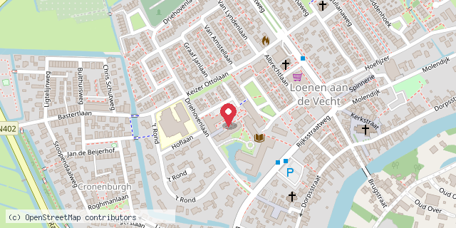 Een kaart met de locatie van Janny Tukker