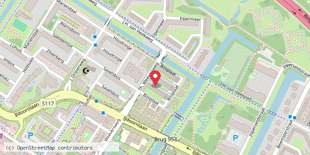 Een kaart met de locatie van Alexandra Drenth