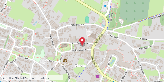 Een kaart met de locatie van Jan Fondse
