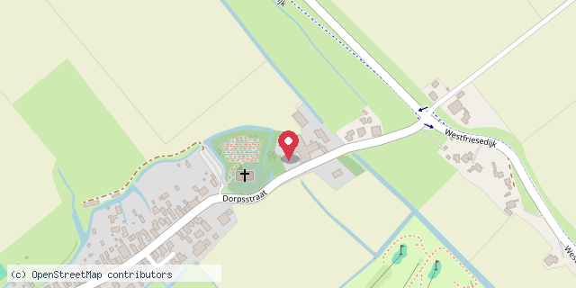 Een kaart met de locatie van MiniBibliotheek Groenewoud