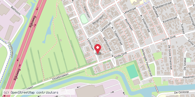 Een kaart met de locatie van De 3 doldersumpjes
