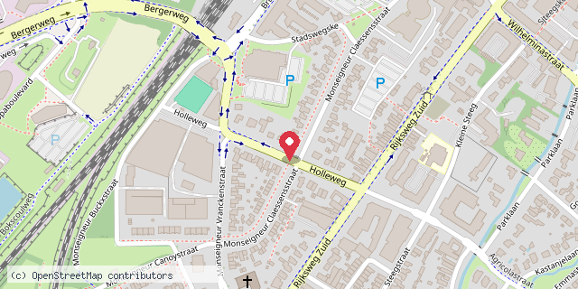 Een kaart met de locatie van Ruigt