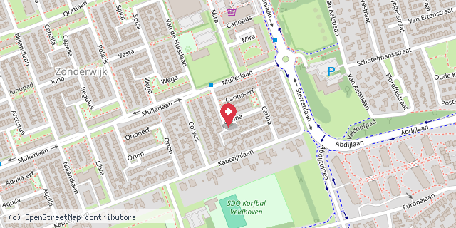 Een kaart met de locatie van ARCINA