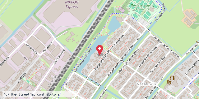 Een kaart met de locatie van Huisje van Boeken