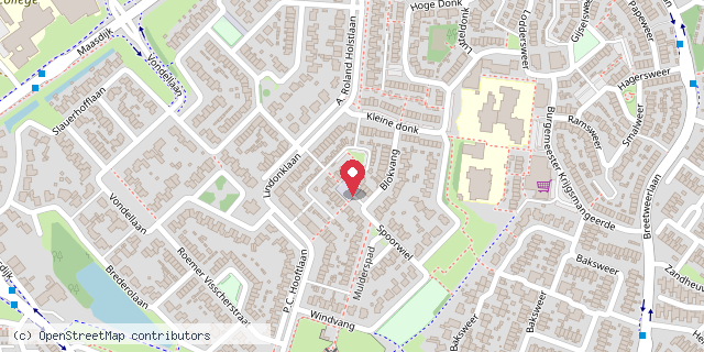 Een kaart met de locatie van Paula