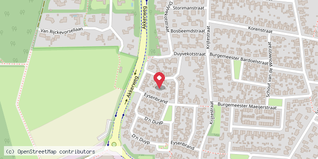 Een kaart met de locatie van Minibieb ‘De Lathouwer’