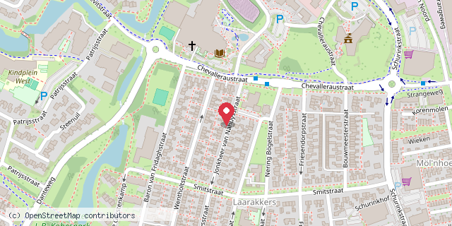 Een kaart met de locatie van Mini bieb ommen