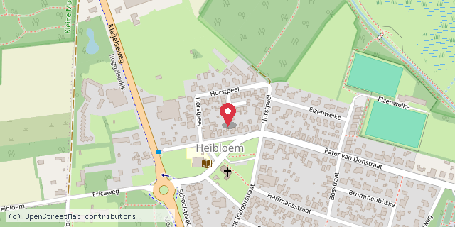 Een kaart met de locatie van Carpe Diem MiniBieb