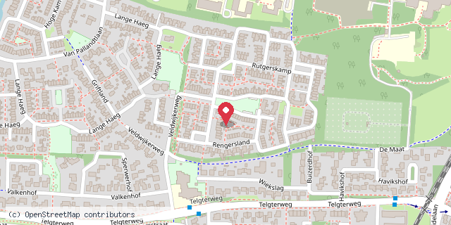 Een kaart met de locatie van Minibieb Bibliomaatje