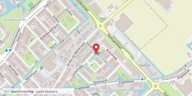 Een kaart met de locatie van Irene's Leeshuisje