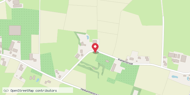 Een kaart met de locatie van Marja Brouwer