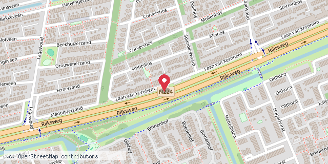 Een kaart met de locatie van Dorrit