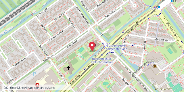 Een kaart met de locatie van Commissie eenheid