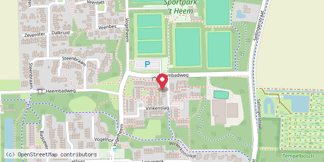 Een kaart met de locatie van Natascha Ufkes