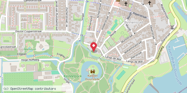 Een kaart met de locatie van Roos Van Der Rijt-Plate