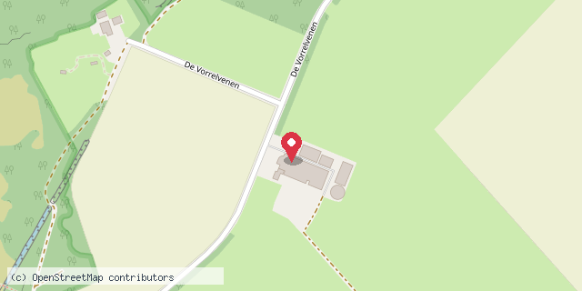 Een kaart met de locatie van Mini-bieb