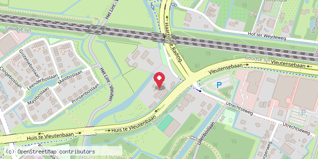 Een kaart met de locatie van Minibieb Maximapark