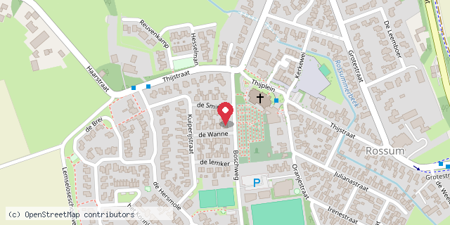 Een kaart met de locatie van Laura Oude Nijhuis