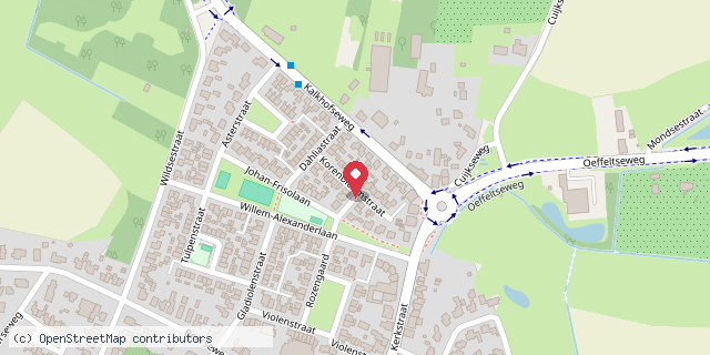 Een kaart met de locatie van De Verhalenkast