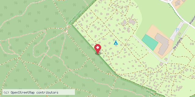 Een kaart met de locatie van Jacoline