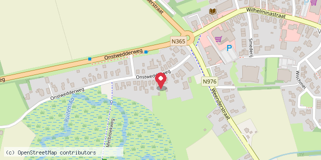 Een kaart met de locatie van Minibieb ‘t Leesboukje