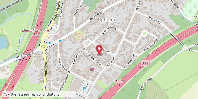 Een kaart met de locatie van MinibiebNummertje13