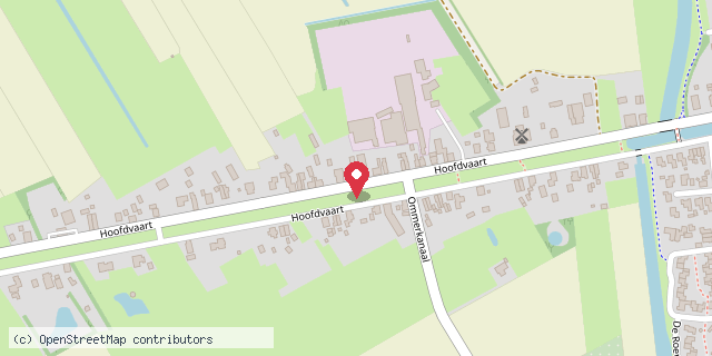 Een kaart met de locatie van Beps minibieb