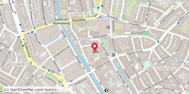 Een kaart met de locatie van Michele Van Vuuren