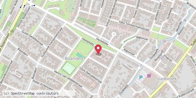 Een kaart met de locatie van Het Leeshoekje