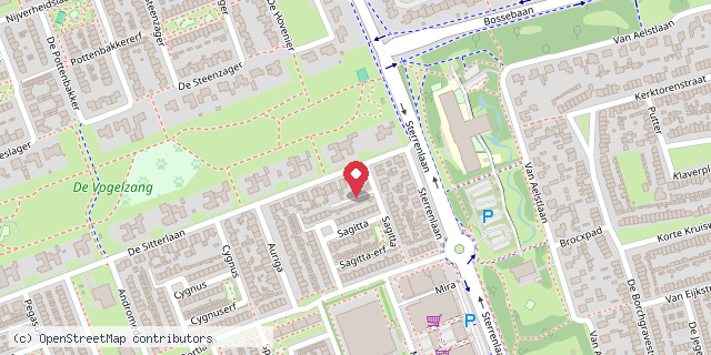 Een kaart met de locatie van MiniBieb86