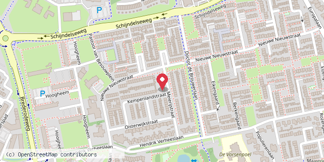 Een kaart met de locatie van Minibieb