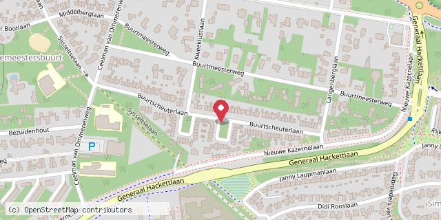 Een kaart met de locatie van Ellen