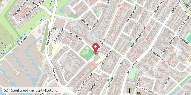 Een kaart met de locatie van RT praktijk