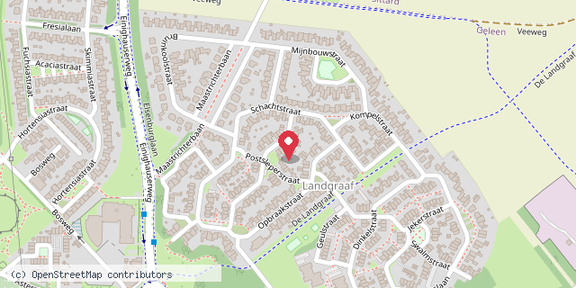 Een kaart met de locatie van ''t Straotje